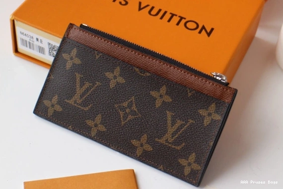 AAA Pruses Bags LOUIS HOLDER COIN VUITTON CARD 0808